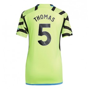 Arsenal Thomas Partey #5 Koszulka Wyjazdowych Kobiety 2023-24 Krótki Rękaw